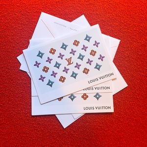 LV cards and envelope